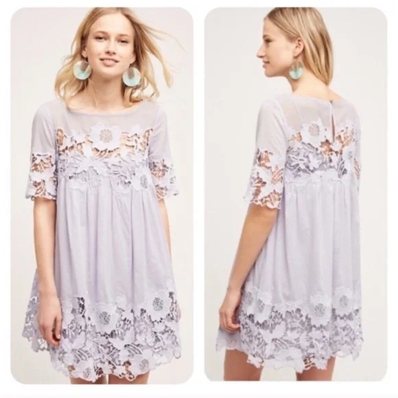 Anthropologie Holding Horses Magnolia Lilac Dress